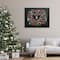 Stupell Industries Merry & Bright Poinsettia Wreath Canvas Wall Art